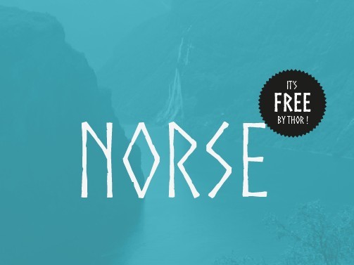 Norse free font